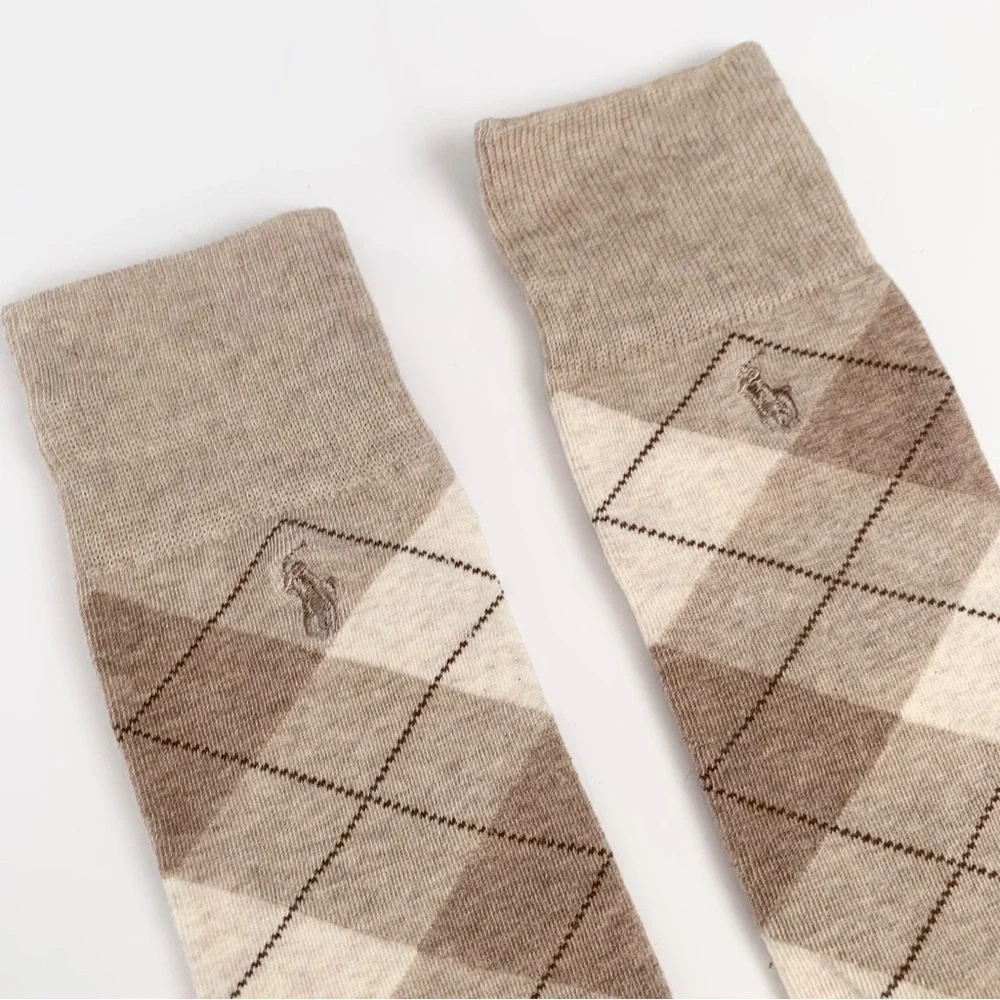 NWOT Argyle Patterned long Socks